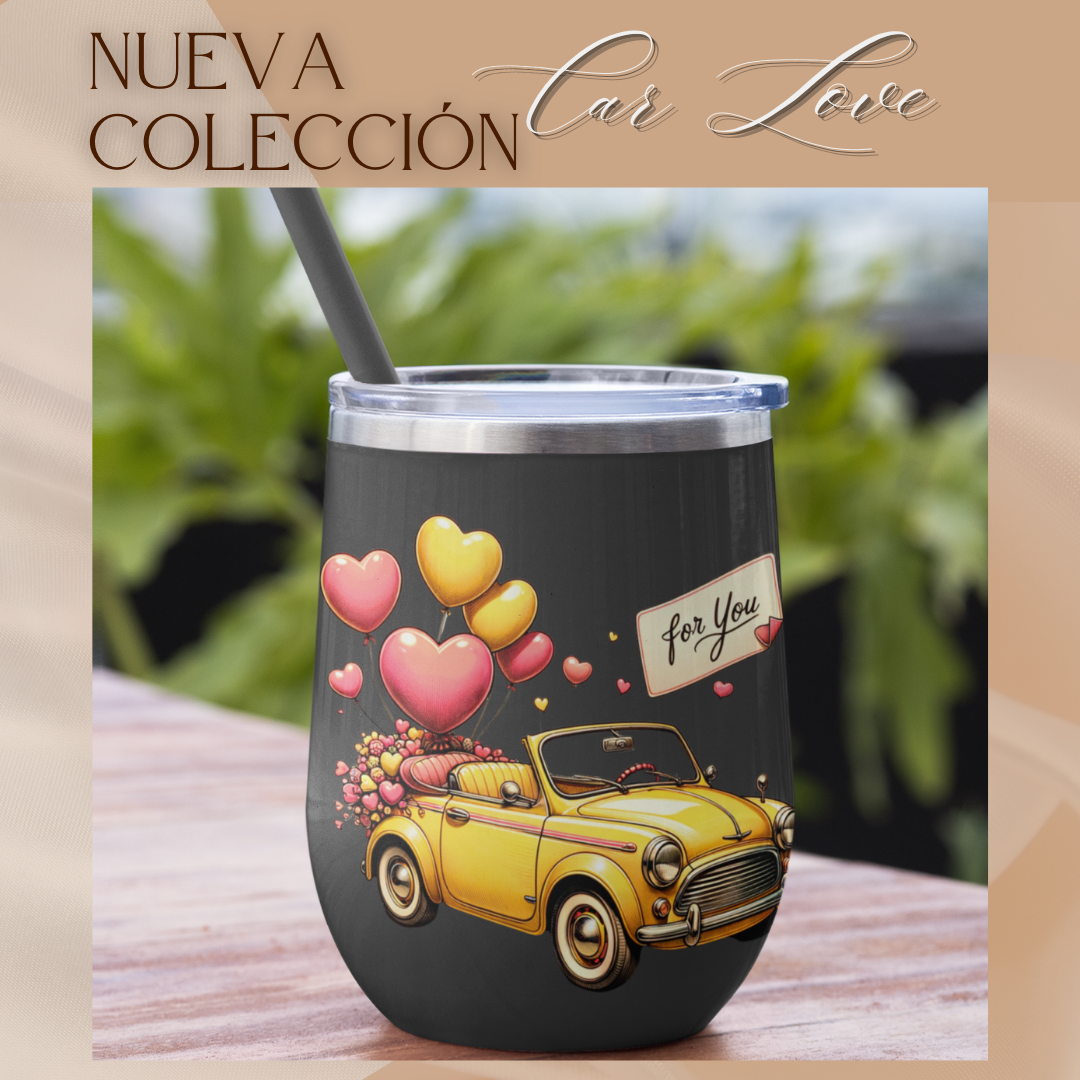 "Autos Clásicos de Lujo para San Valentín – Arte Digital PNG"