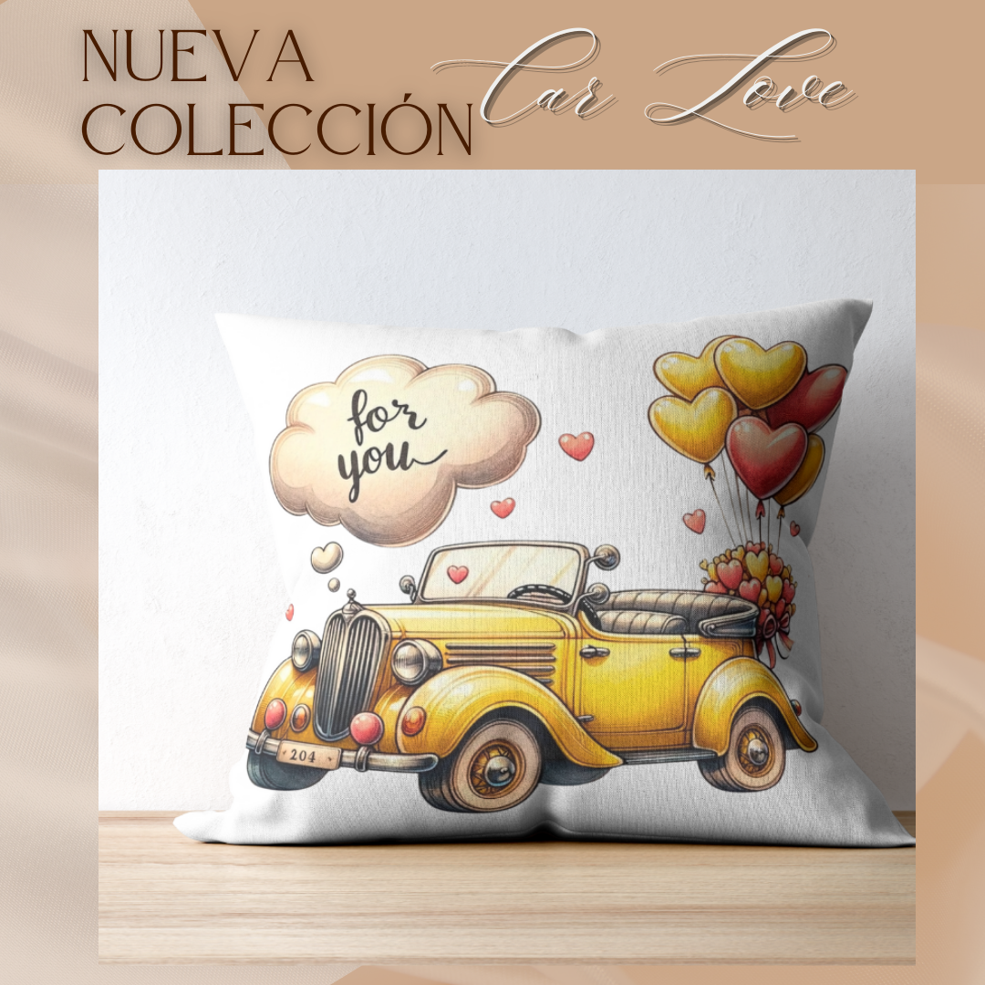 "Autos Clásicos de Lujo para San Valentín – Arte Digital PNG"